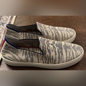 Rothy's Maritime White Tiger Slip On - Retired Women's Rothys